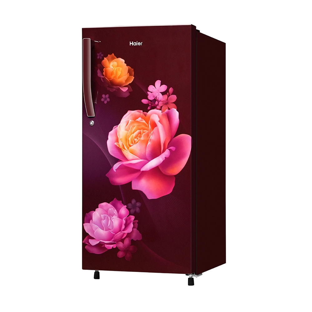Haier 190L 2 Star Red Noisettes Single Door Refrigerator